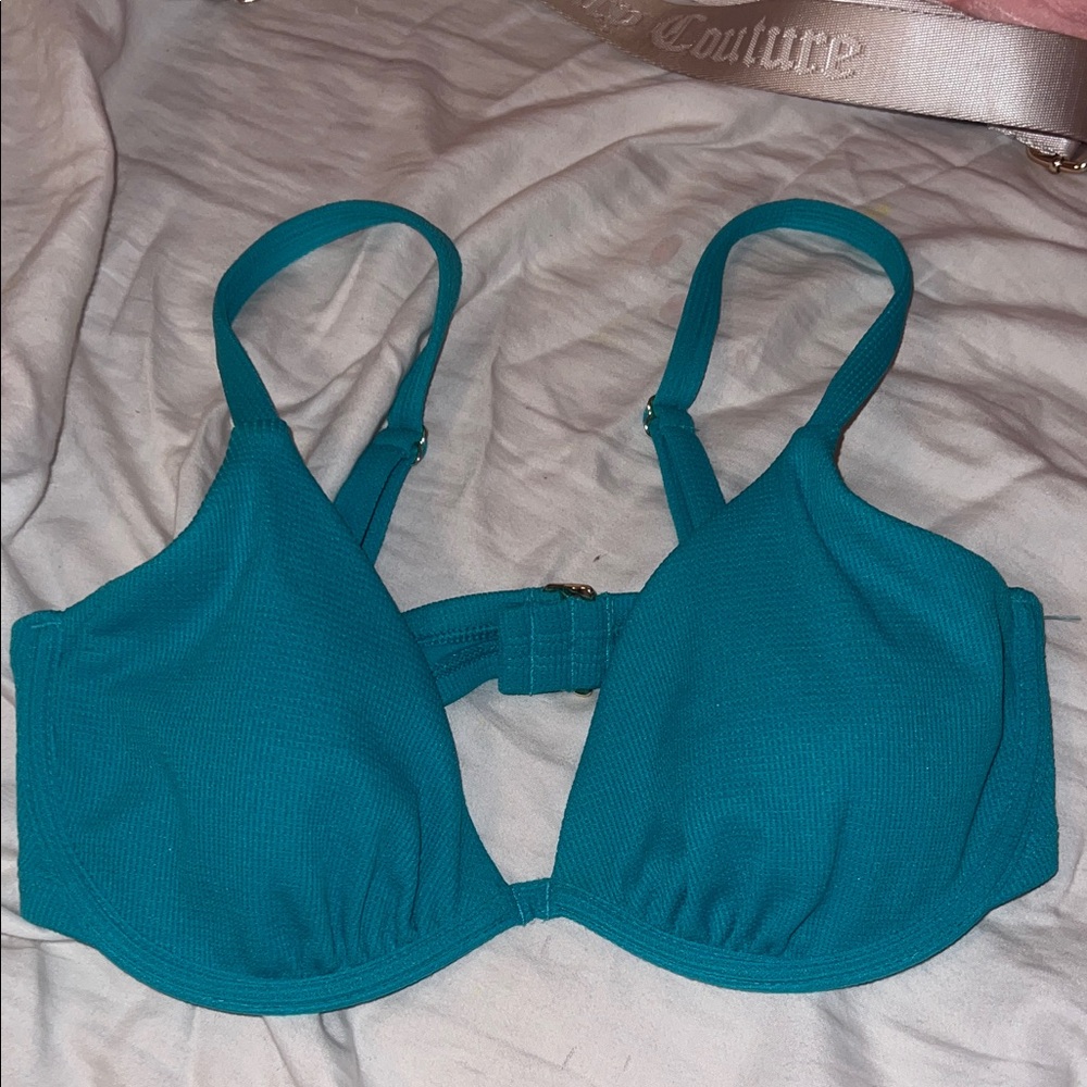 Teal Women's bikini top